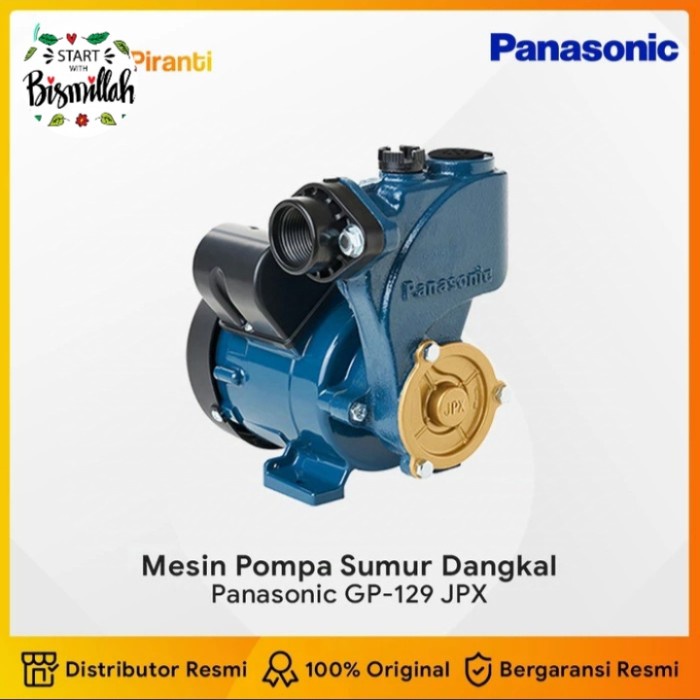Pompa Air Sumur Dangkal Panasonic Gp129Jpx