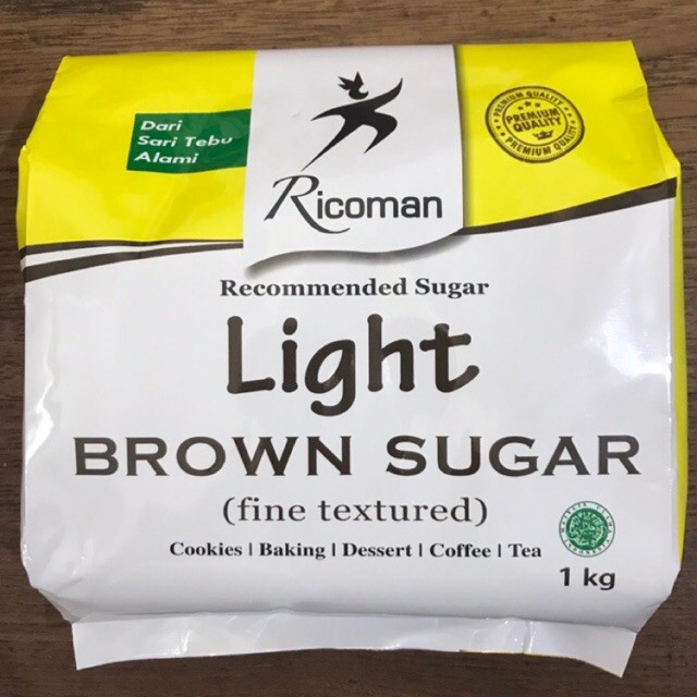 

HJK Light Brown Sugar Ricoman 1kg -