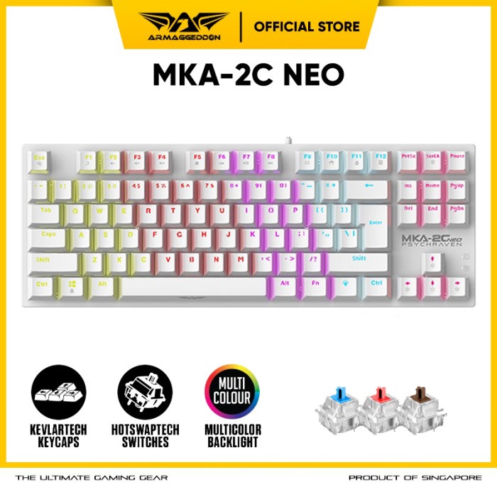 [Good] Armaggeddon Mechanical Gaming Keyboard MKA 2C