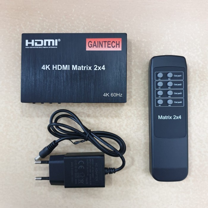 HDMI Matrix Switcher Splitter 2x4 Gaintech