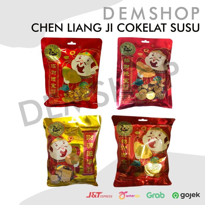 

Coklat Susu Chen Liang Ji bentuk Koin / Emas Imlek (Yuen Bao)