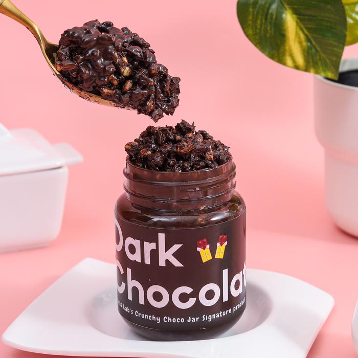 

Choco jar Crunchy Varian Dark Choco by snack lab choco jar cemilan manis