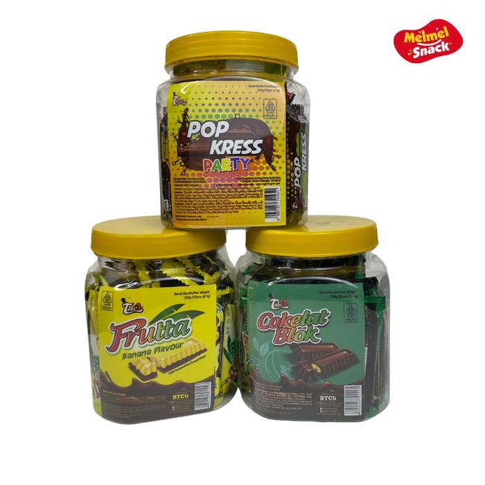 

Promo Beli 2 Gratris 1 Tobelo Cokelat Blok, Pop Kress, Frutta, Coklat Lolly, Lolly Mangga isi