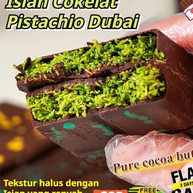 

Isi pistachio kunafa Coklat Dubai coklat viral tebal 250gram