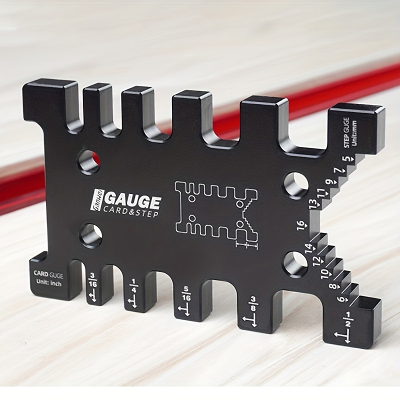 Woodworking Measuring Ruler Woodworking Tenon Caliper High Precision Metric Imperial Saw Table Machi