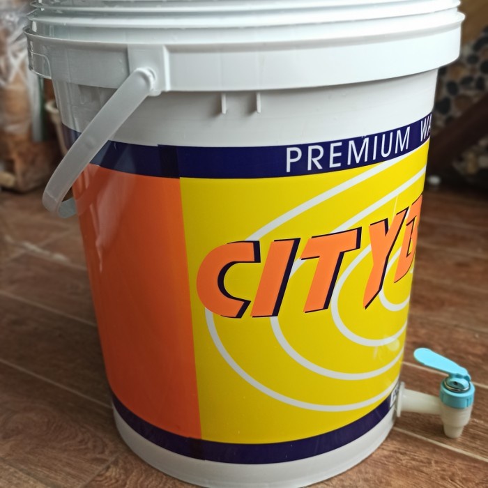 New Ember Bekas Cat 25kg Plus Kran Komposter Kuat Berkualitas