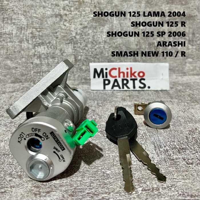 BOOM SALE Kunci Kontak Set Assy Shogun 125 / R / SP 2006 / Smash New + Kunci Jok