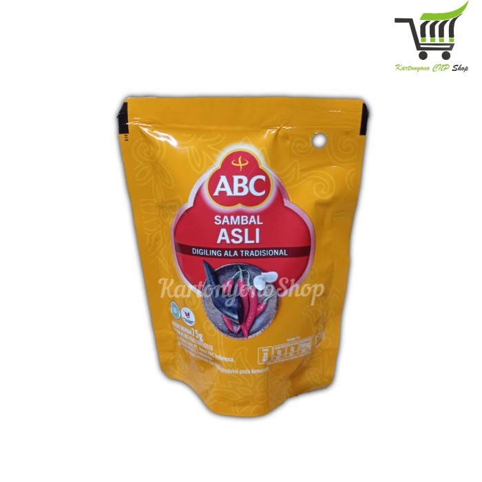 Saoce Saus Saos Sambal Asli ABC Kemasan Pouch Kecil Per Pouch