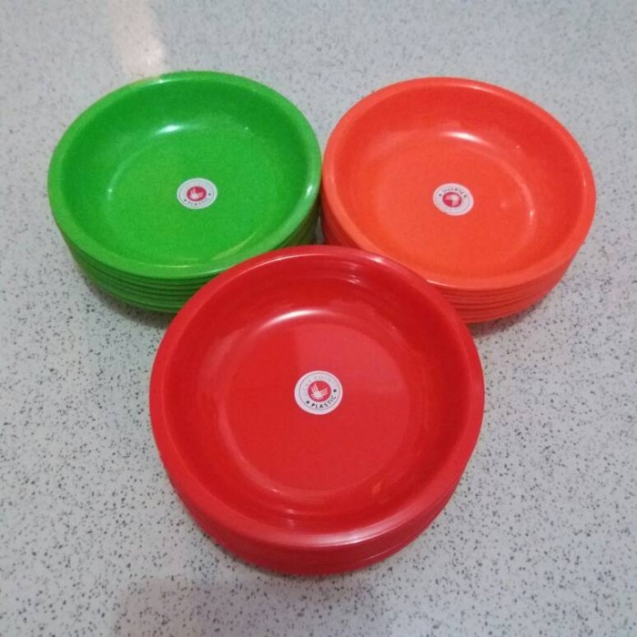 Tempat Sambal Melamin Besar / Piring Sambal Melamin / Piring Bumbu
