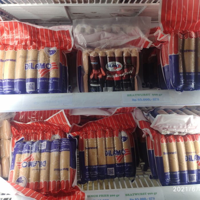 

HJK dilamo sosis bratwurst/sosis bakar dilamo sapi 900gr