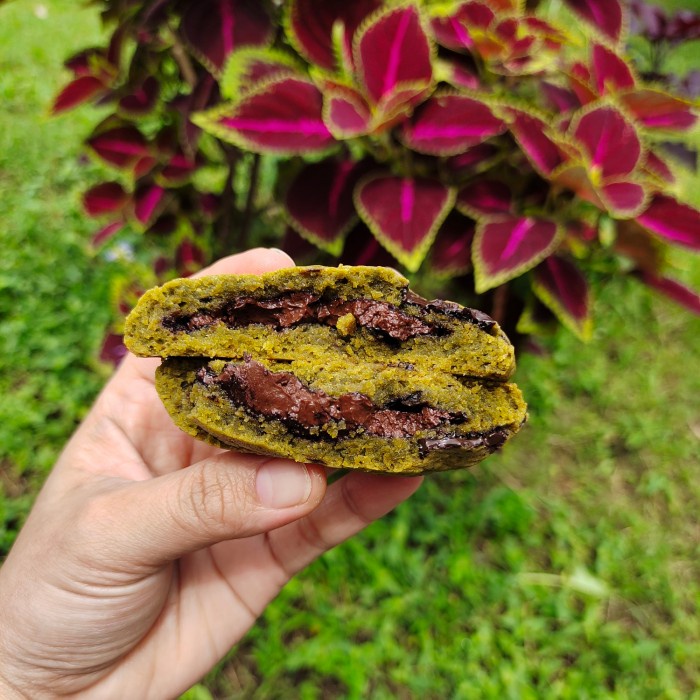 

HJK keto soft chewy cookies matcha