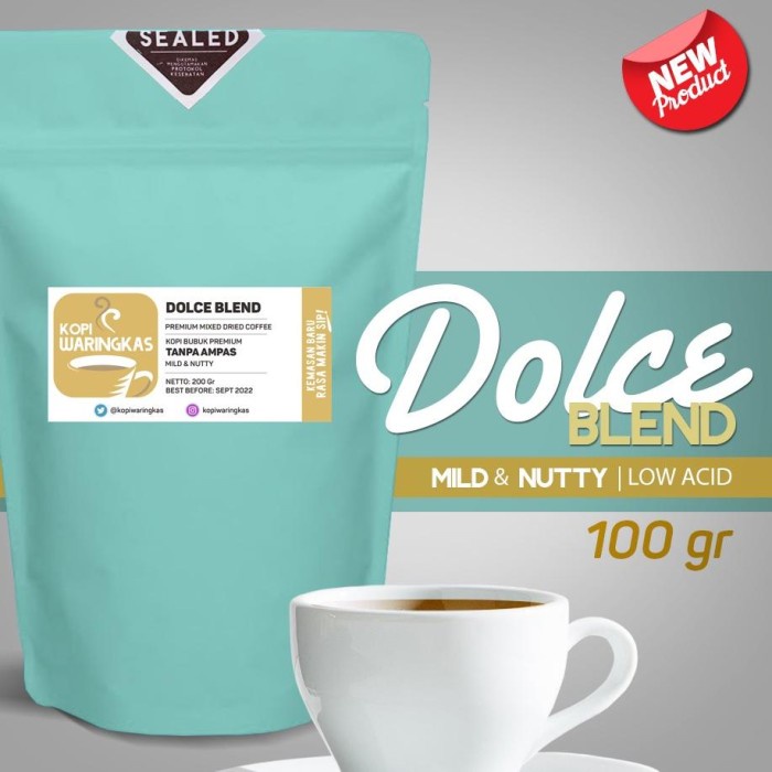 BARU Kopi Waringkas DOLCE BLEND Premium Instant Coffee TANPA AMPAS