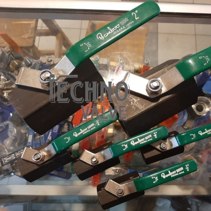 BALL VALVE CLASS 2000 PSI MERK BAMBO UK 1/2" INCH