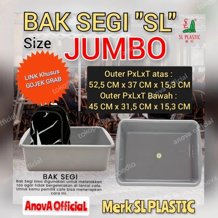 BAK SEGI JUMBO. ALASKA SL PLASTIC. BASKOM KOTAK TAHU. HEWAN KUCING .