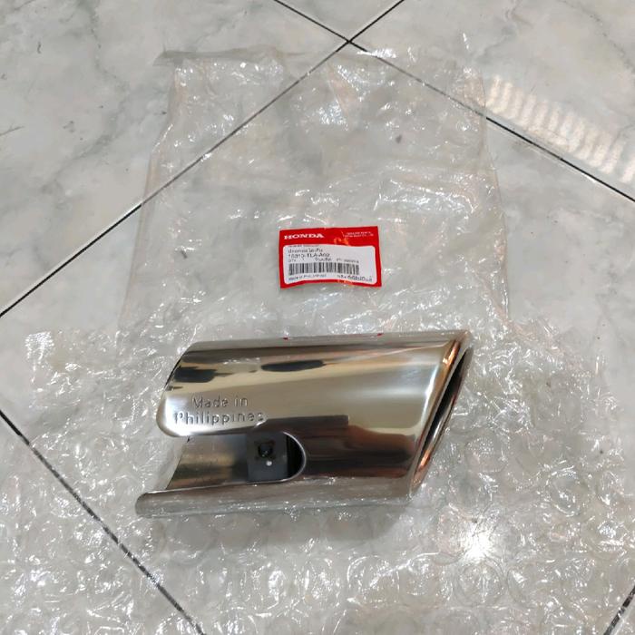 Promo Terbatas Muffler Finisher Cover Ujung Knalpot Crv Turbo 2018 2019 2020 2021 2022 Ori Aman