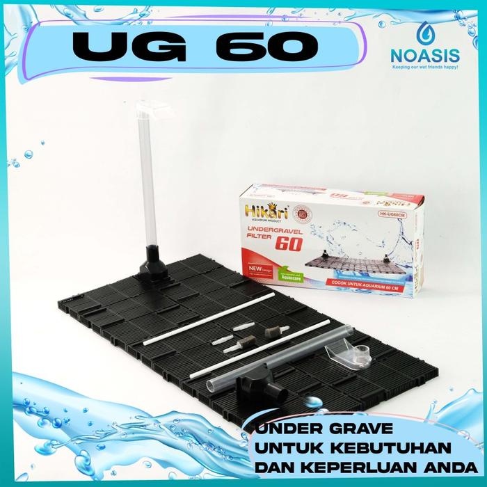 FILTER AKUARIUM AQUASCAPE AKUARIUM UNDERGRAVEL ARMADA 60 CM