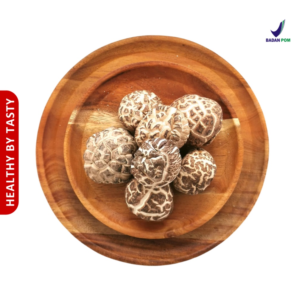 

Jamur Shitake Hioko Xiang Dried Gu Shitake Mushroom Jamur Shitake Kering 100gr