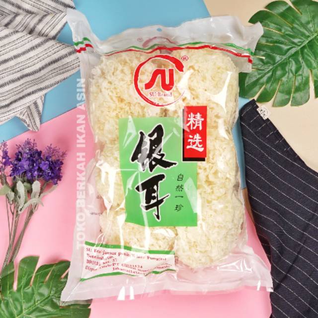 

Jamur Putih SU brand / White Fungus 500gram
