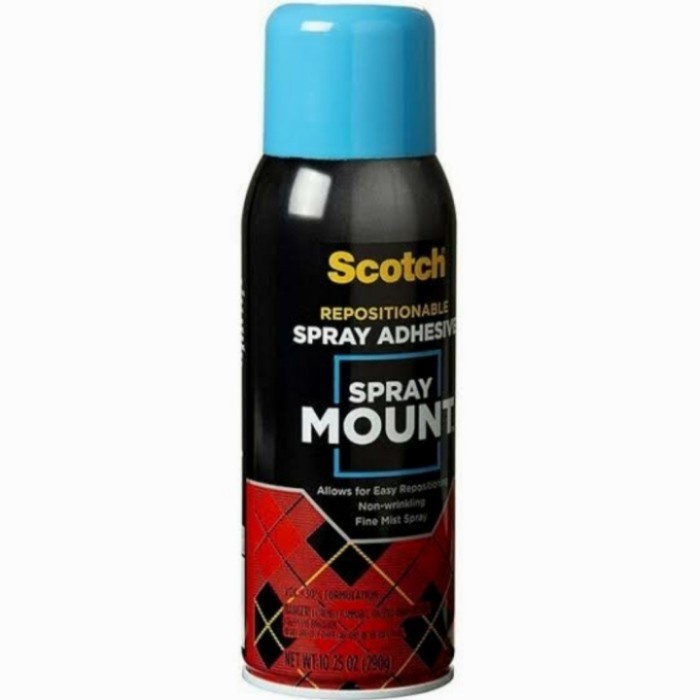 

READY STOK 3M SPRAY MOUNT - SCHOCTH REPOSITIONABLE ADHESIVE 290 GRAM READYY