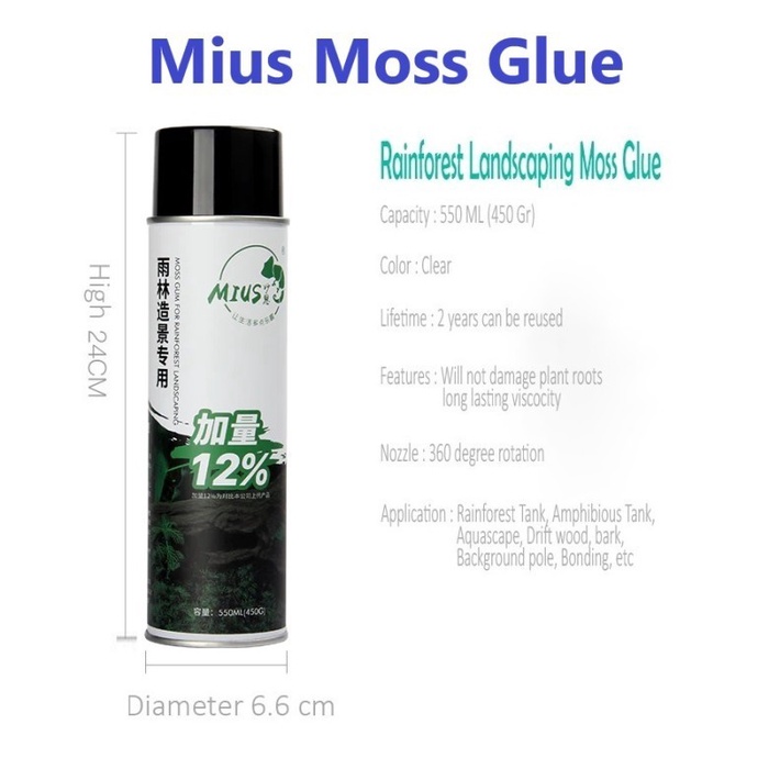 

DISKON MIUS MOSS GLUE RAINFORREST TERRARIUM PEREKAT LEM LUMUT PALUDARIUM READYY