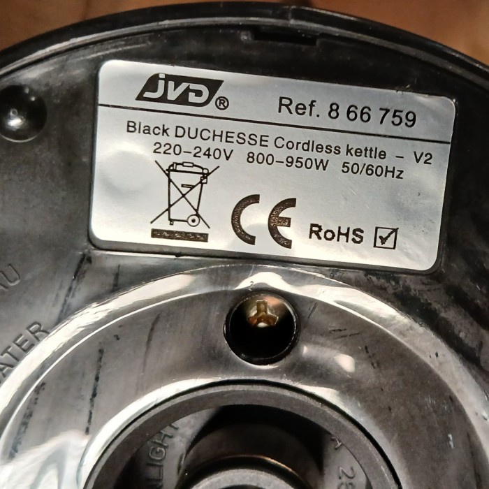 Kettle Hotel Jvd Duchesse 0,6 Liter - Asli