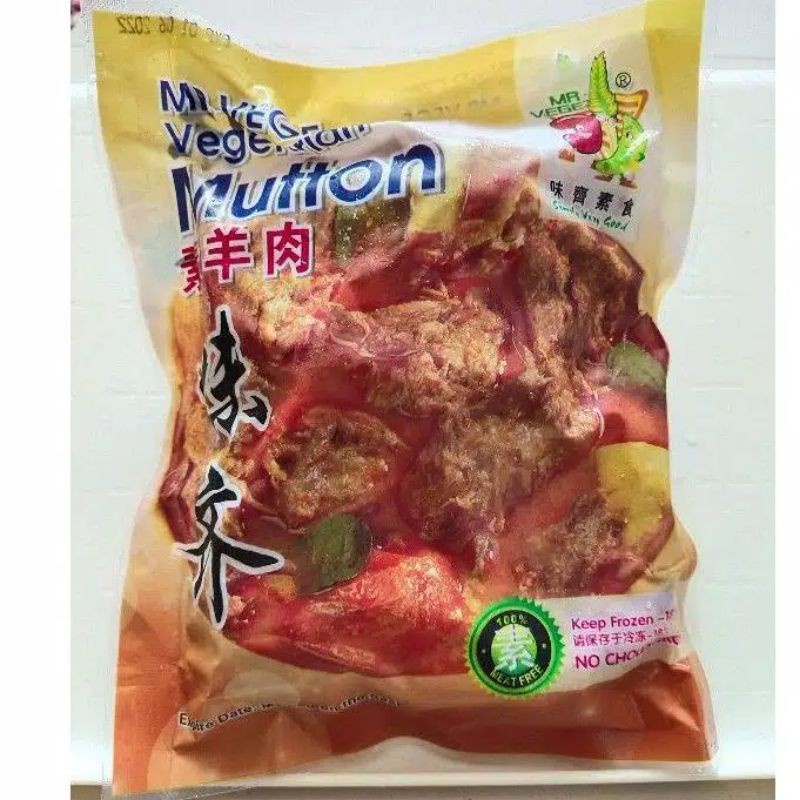 

vegetarian mr vege mutton kambing analog 240g