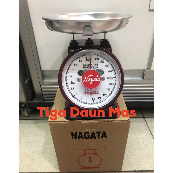 Timbangan Duduk Jarum Nagata 2 Kg / Timbangan Manual Nagata 2 Kg
