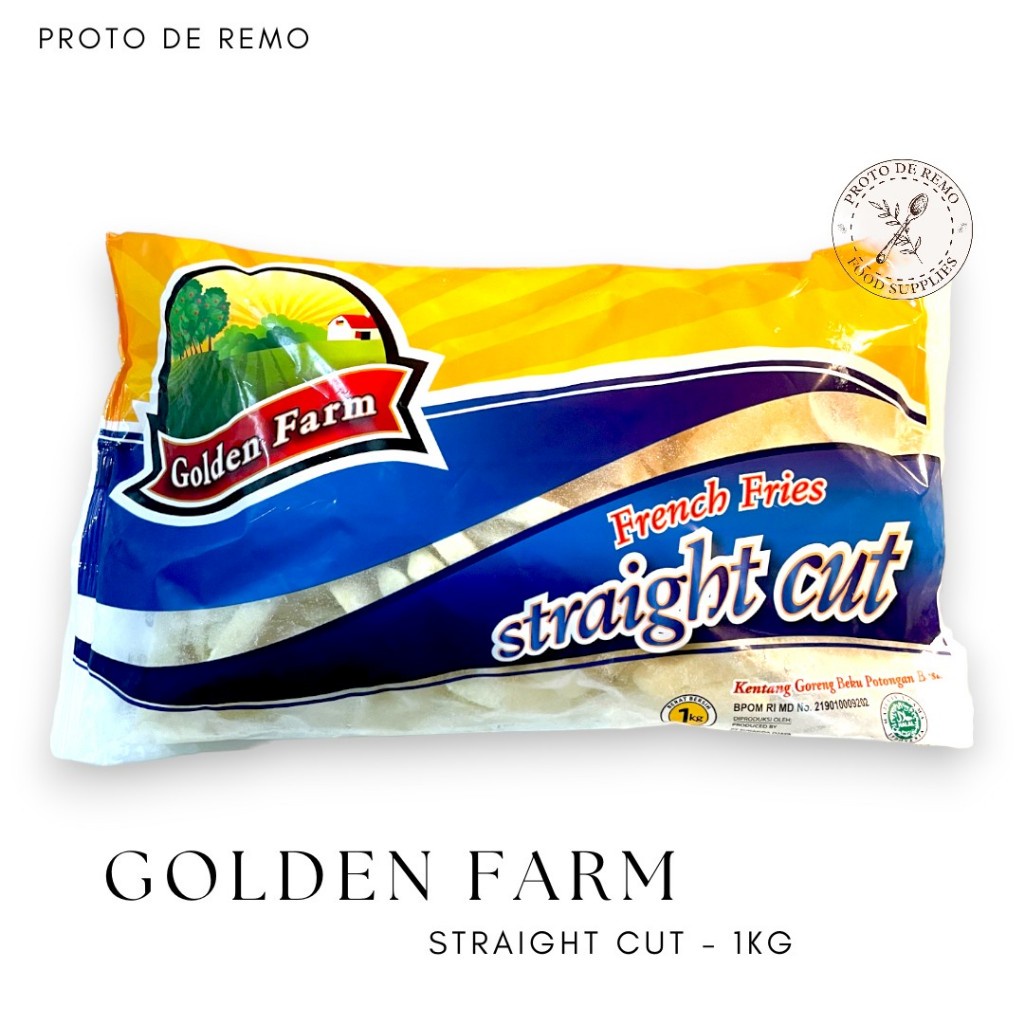 

Golden Farm French Fries Kentang Goreng 1kg