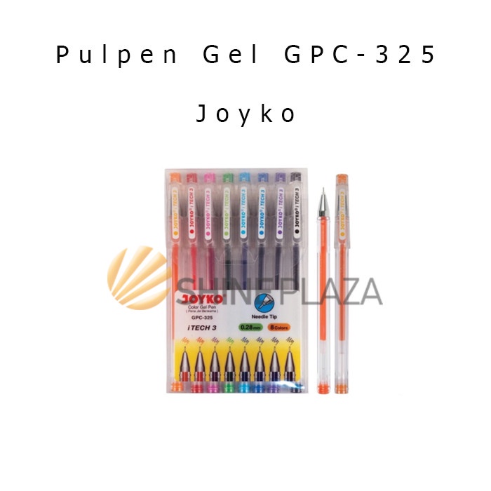 

ATKJaya- Color Gel Pen Pena Pulpen Joyko GPC-325 iTech Set 8 Warna 0.28 mm