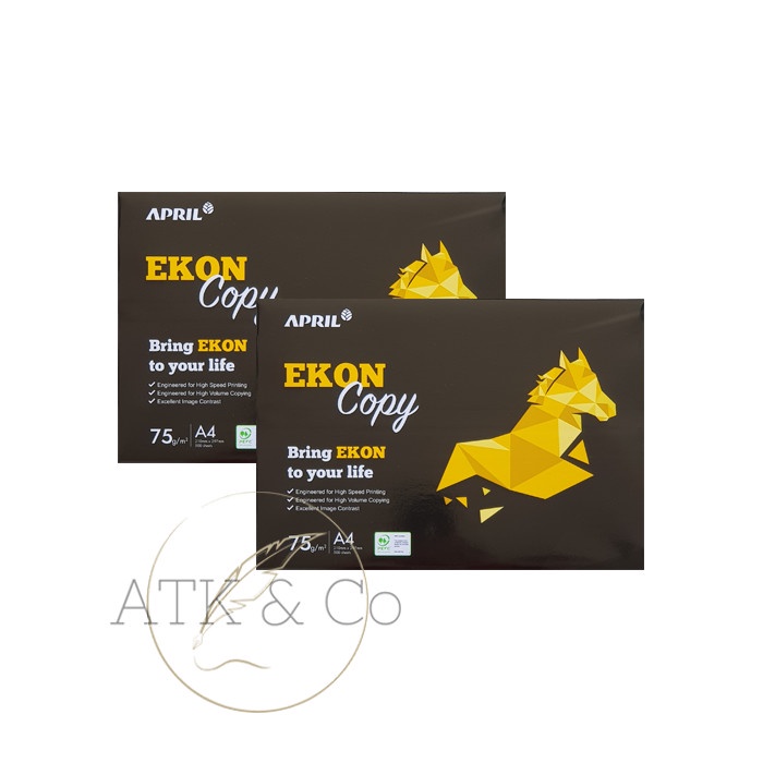 

ATKJaya- Kertas HVS A4 75gr Ekon Copy - Kertas Fotocopy Putih A4 70gr Kualitas