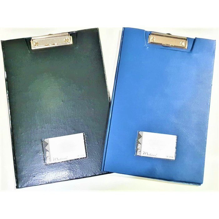 ATKJaya- CLIPBOARD PAPAN JALAN DADA LIPAT TUTUP KLIPBOARD PVC FOLIO F4 MOSHI