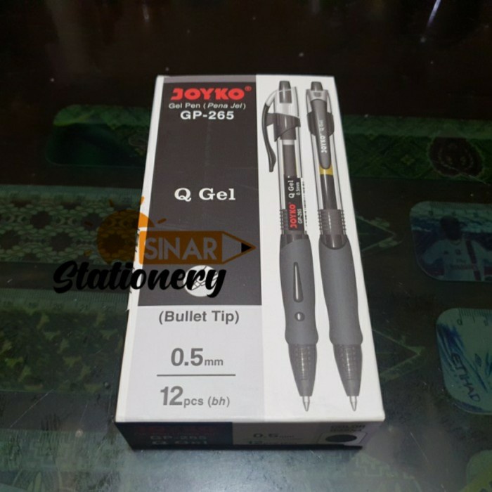 

ATKJaya- Pulpen gp 265 q3 joyko 0.5 hitam 1pak isi 12pc