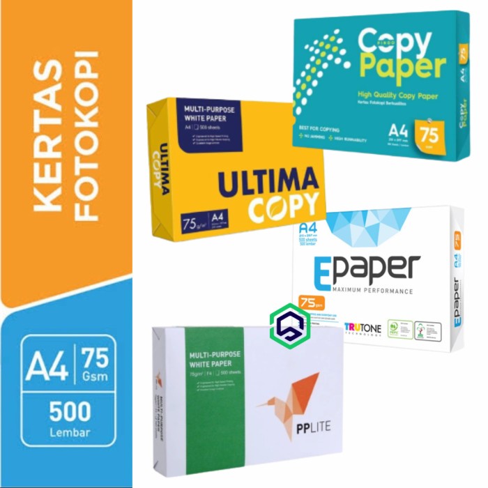 

ATKJaya- Kertas HVS PPLite A4 75 Gr April