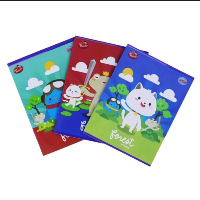 

ATKJaya- Buku Tulis SIDU 32 Lembar Buku Tulis Sekolah Sinar Dunia Karakter SD SMP SMA SMK ( 1 Pack