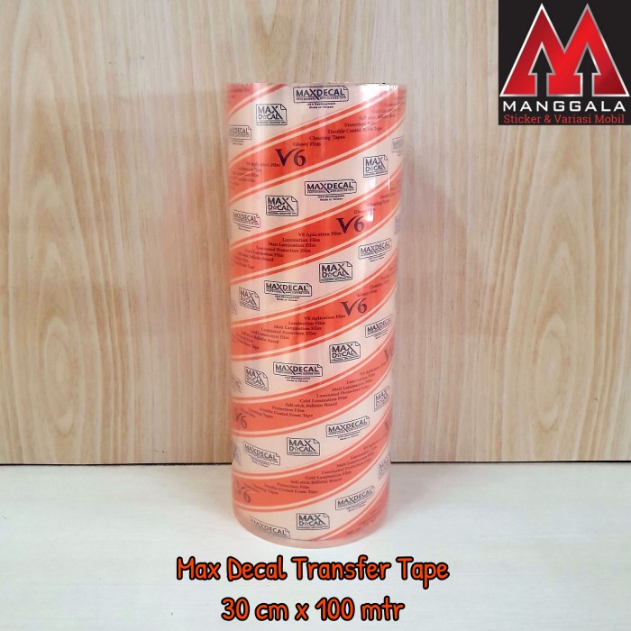 

ATKJaya- Max Decal Masking Transfer Tape Laminasi Cutting Sticker Stiker 30 Cm