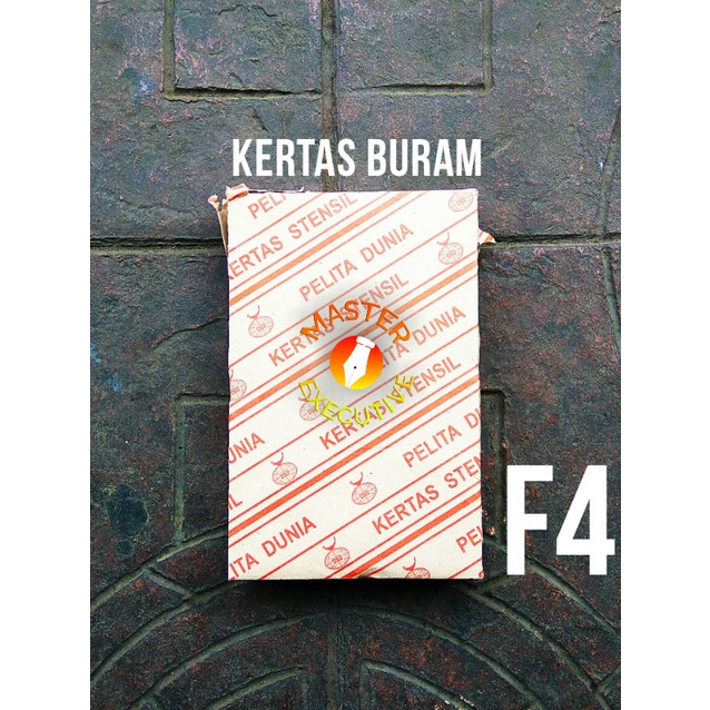 

ATKJaya- Pelita Dunia Kertas Stensil F4 / Folio Buram 215 x 330 mm - Bukan HVS