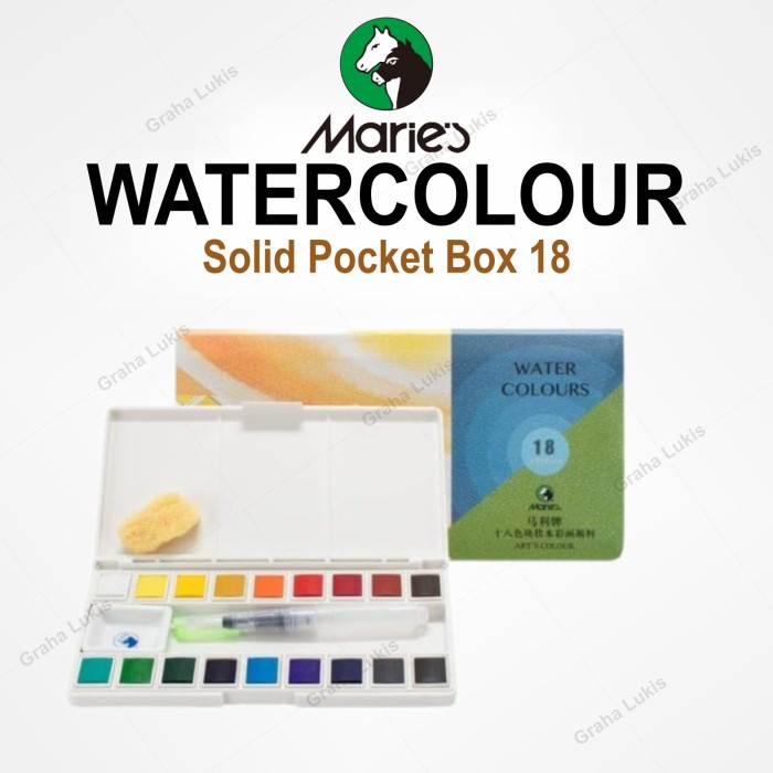 

ATKJaya- Maries Watercolor 18 Pocket Box
