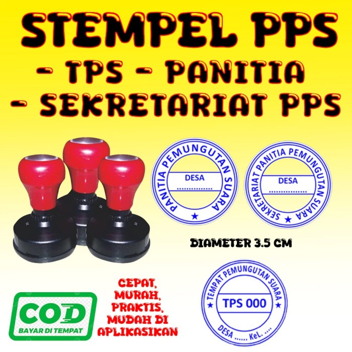 

ATKJaya- STEMPEL KPPS PILKADA SEKRETARIAT SIAP PAKAI