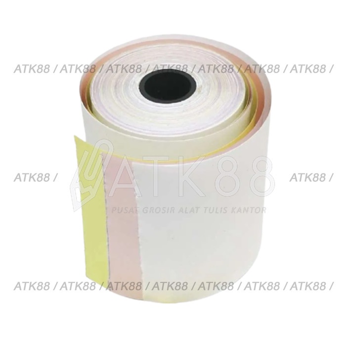 

ATKJaya- Kertas Tell Struk Kasir Rol NCR 3 Ply 75 x 65 mm