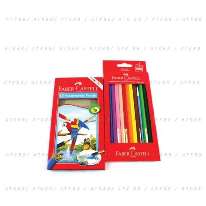 

ATKJaya- Pensil Warna Faber-Castell 12 Watercolour Pencils (#114462)