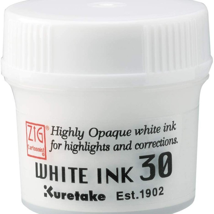 

KURETAKE ZIG CARTOONIST WHITE INK 30 ML