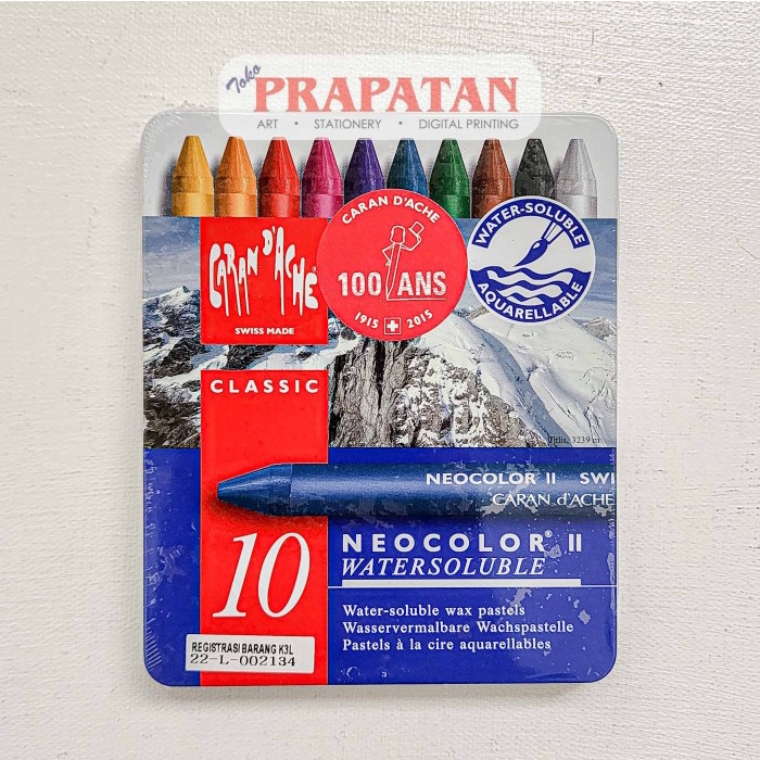 

CRAYON CARANDACHE NEO COLOR 2 (10 WARNA)