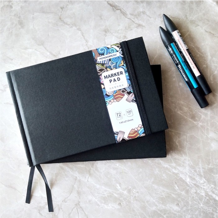 

BUKU SKETSA POTENTATE MARKER PAD A4 HARD COVER SKETCHBOOK