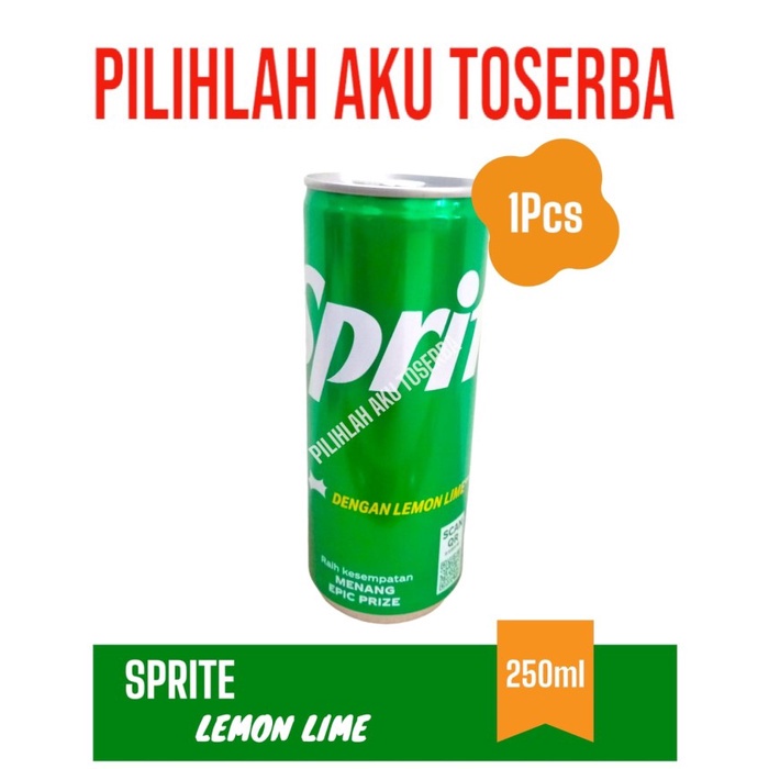 

Sprite KALENG CAN 250 ml - ( HARGA 1 DUS )