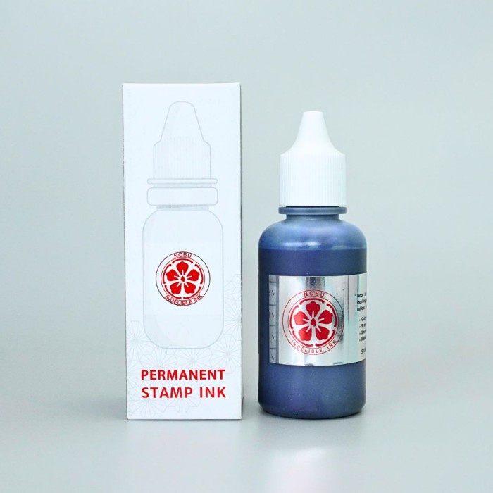 

[tmr] - Nobu Ink - Tinta stempel permanen ke plastik kemasan label sticker, foil, besi - tanggal