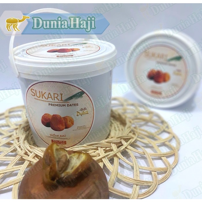 

Kurma Sukari Ember Al-Qossim 850 GR Premium Saudi Ruthob Duha Dates