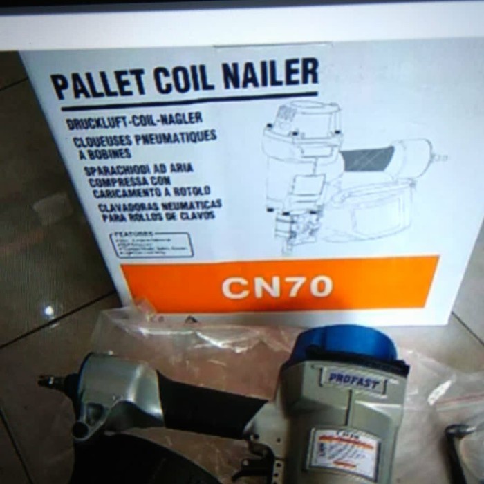 mesin paku coil CN 70 profast.pallet coil nailer cn 70 profast