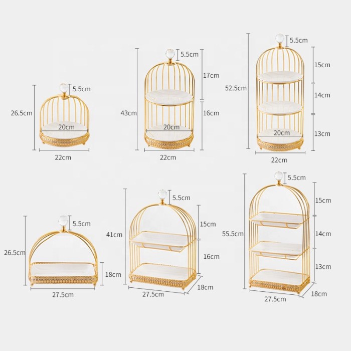 luxury cake stand bird cage tempat kue susun kandang burung DiskonJual MurahHarga DiskonObral