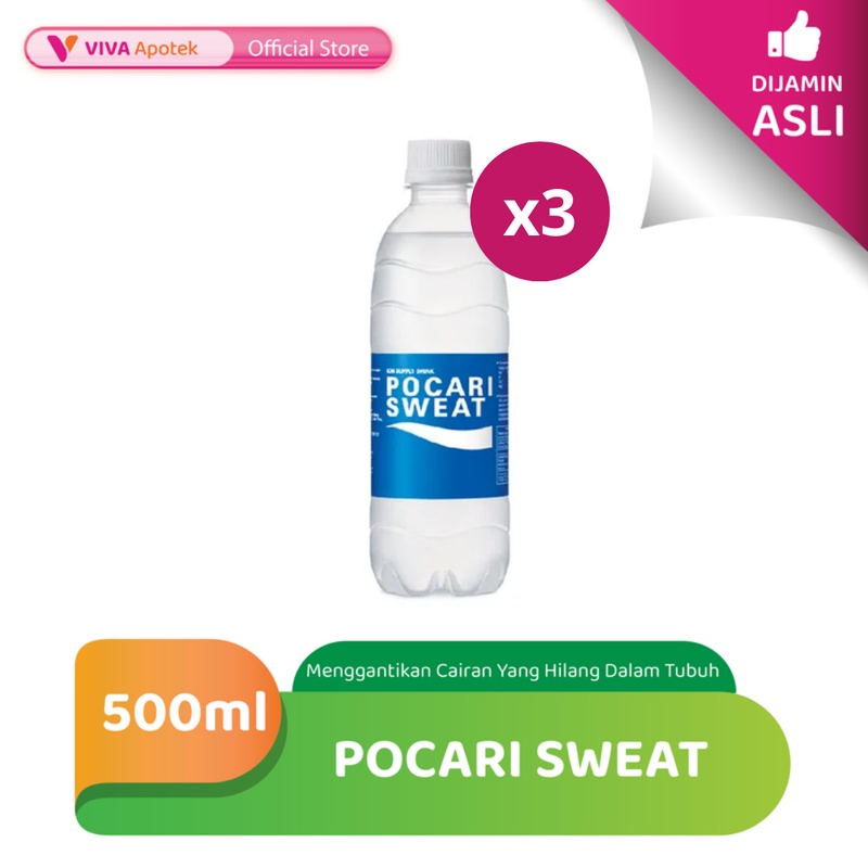 

Pocari Sweat Minuman Isotonik 500 ml (Pack - 3 Botol)
