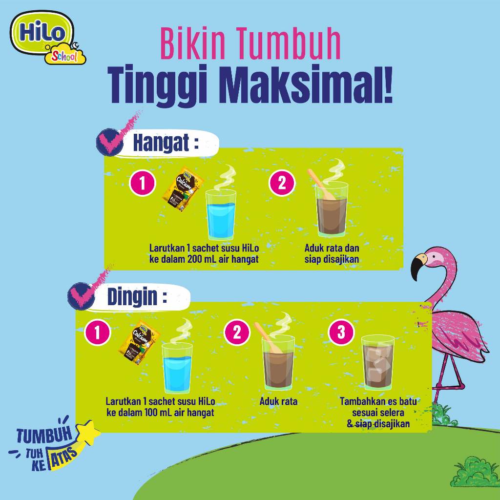

Triple Pack - HiLo School Gusset Coklat 10 Sachet - Susu Tinggi Kalsium Lebih Rendah Lemak